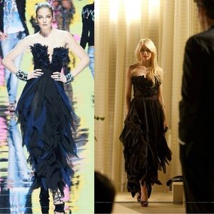 Blumarine Fall 2009 Ready-To-Wear silk gown ASO Jenny Humphrey Gossip Girl